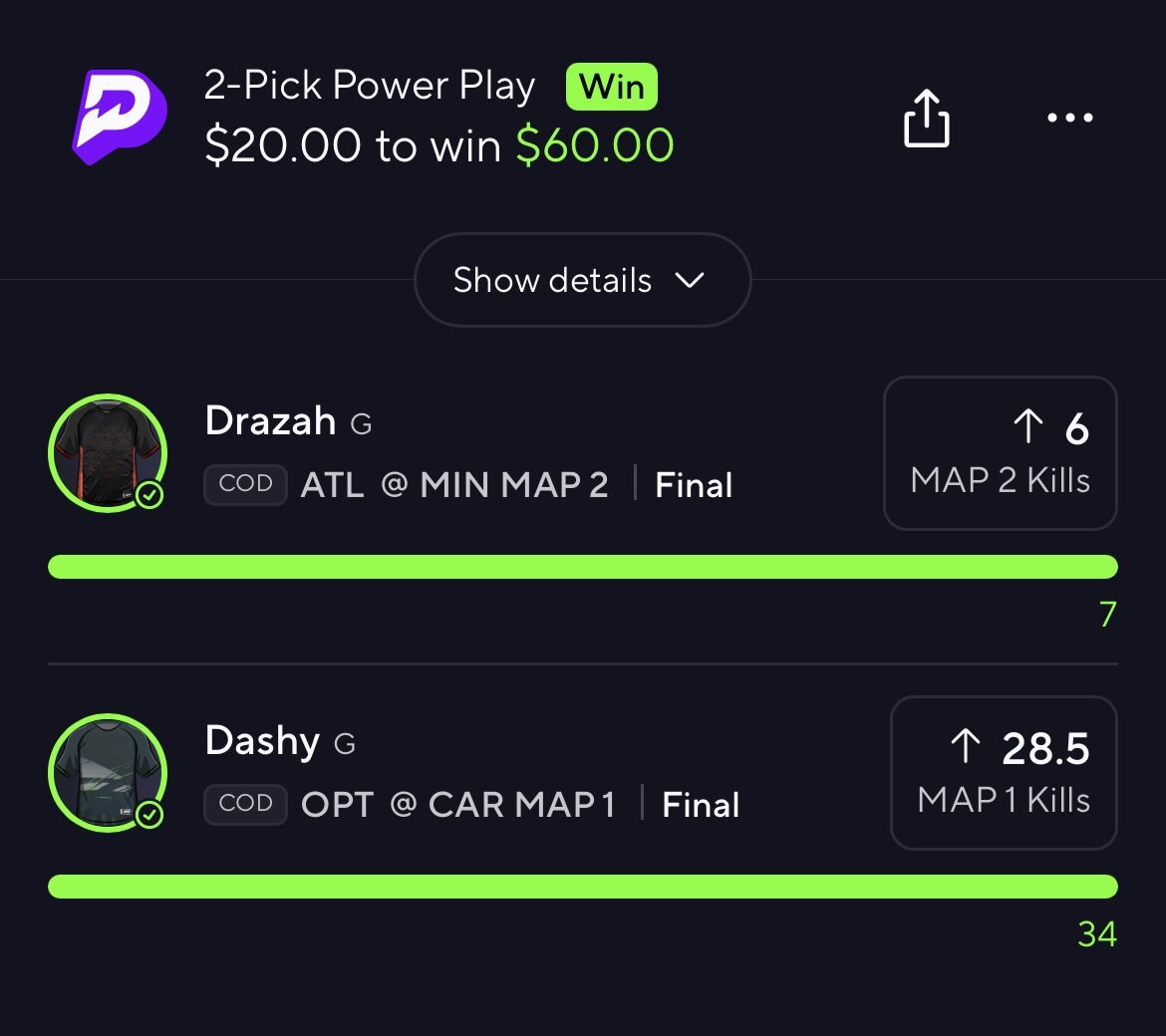 COD betting community
